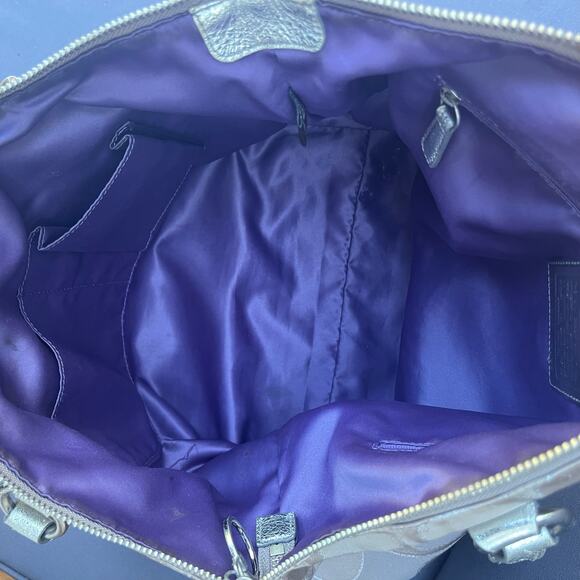 COACH POPPY RARE‼️ Tote, Champagne & Metallic - Picture 5 of 17